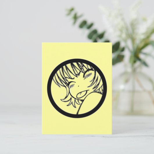 muuhh – かわいいアニメ – かわいい>_< ポストカード (スタンド正面)