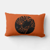 muuhh -かわいい日本製アニメのwaifu -かわいいの>_<の桜 ランバークッション (裏面)