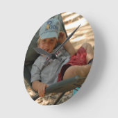 Muur Klok met Foto ラウンド壁時計 (傾斜)