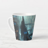 Muur Klokken カフェラテマグ (左アングル)