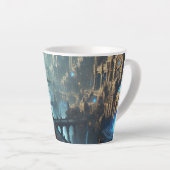 Muur Klokken カフェラテマグ (右アングル)