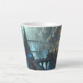 Muur Klokken カフェラテマグ (正面)
