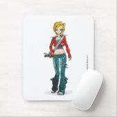 Muza chanのマスコット マウスパッド (マウス)