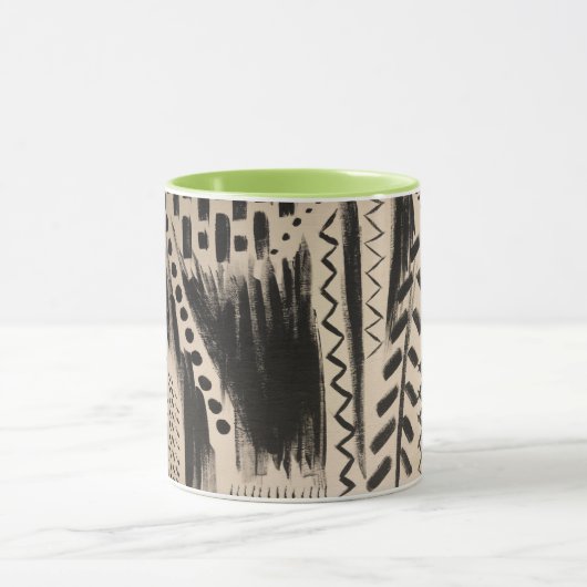 Muzes with Mar Abstract Mug マグカップ (中央)