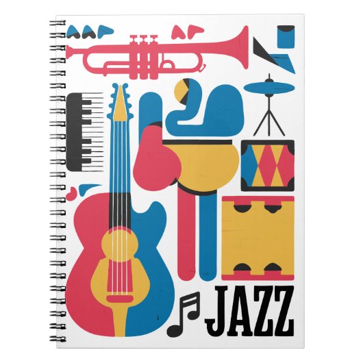 Muziek Jazz ノートブック (正面)