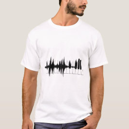 Muziek noten. Keyboard, piano toetsen. Tシャツ