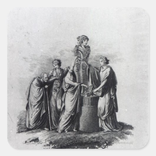 Muzio Clementiの翻案のタイトルページ スクエアシール (正面)