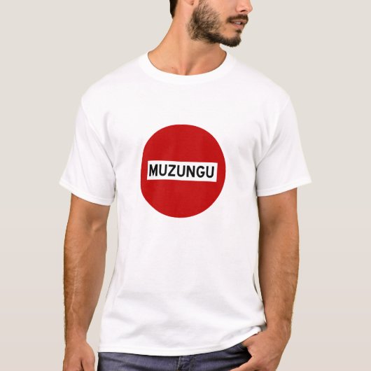 muzungu停止 tシャツ (正面)