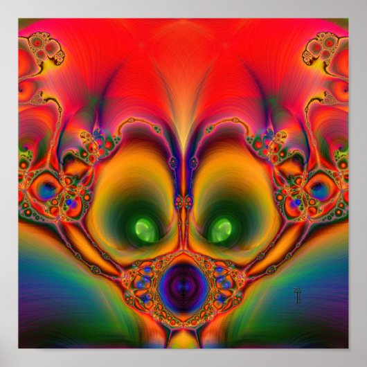 Muzzled (12" x 12")アートプリントポスター ポスター (正面)