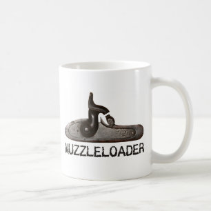 Muzzleloaderの砲尾及びハンマーの黒色火薬のライフル コーヒーマグカップ