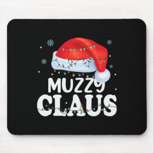 Muzzyクロースクリスマスファミリーマッおもしろいチング祖母Chr マウスパッド