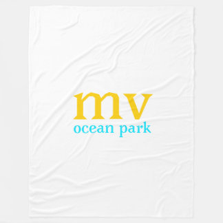 MVの海公園のフリースブランケット フリースブランケット