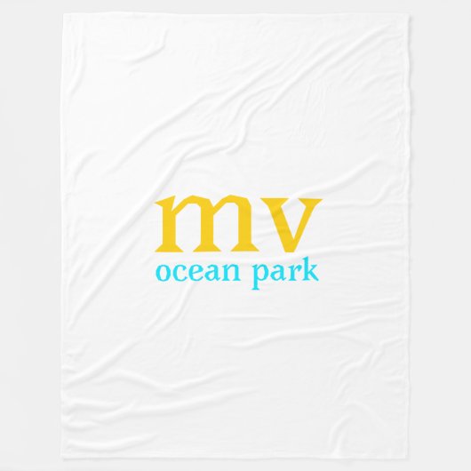 MVの海公園のフリースブランケット フリースブランケット (正面)