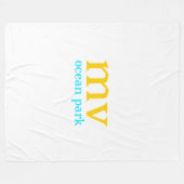 MVの海公園のフリースブランケット フリースブランケット (正面(横))