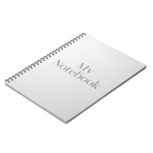 MV詳細: Light and Letterform ノートブック (左側)