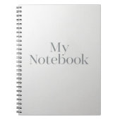 MV詳細: Light and Letterform ノートブック (正面)