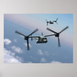 MV-22オスプレイ航空機 ポスター