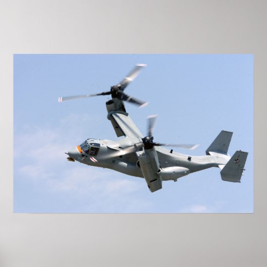 MV-22オスプレイ航空機 ポスター (正面)