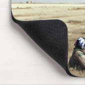 MV-22Bオスプレイは米海軍病院コルpsmを飛ぶ マウスパッド (コーナー)