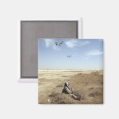 MV-22Bオスプレイは米海軍病院コルpsmを飛ぶ マグネット (正面/裏面)