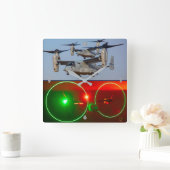 MV-22Bオスプレイ スクエア壁時計 (ホーム)