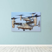 MV-22B OSPREY 24x36 キャンバスプリント (インサイチュ (ウッドフロア))