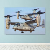 MV-22B OSPREY 40x60 キャンバスプリント (インサイチュ (ウッドフロア))