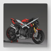 MV Agusta Brutale 1000RR スクエア壁時計 (正面)