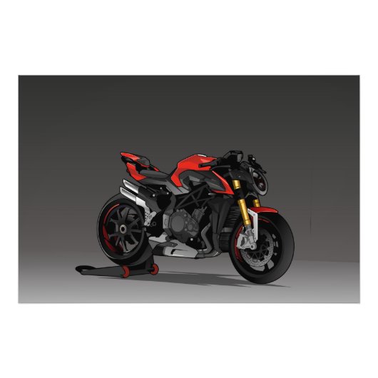 MV Agusta Brutale 1000RR フォトプリント (正面)