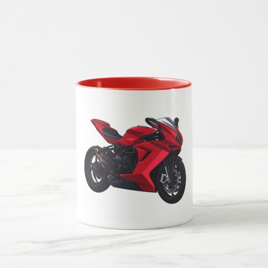 MV Agusta F3 realistic style マグカップ (中央)