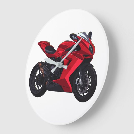 MV Agusta F3 realistic style ラージ壁時計 (傾斜)