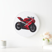 MV Agusta F3 realistic style ラージ壁時計 (ホーム)