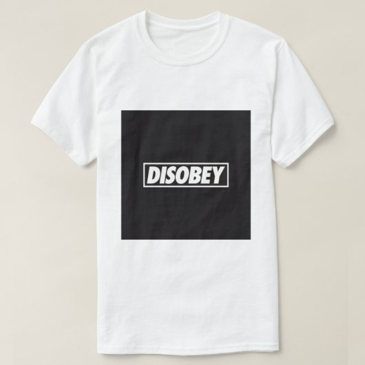 MV DISOBEY Tシャツ (デザイン正面)