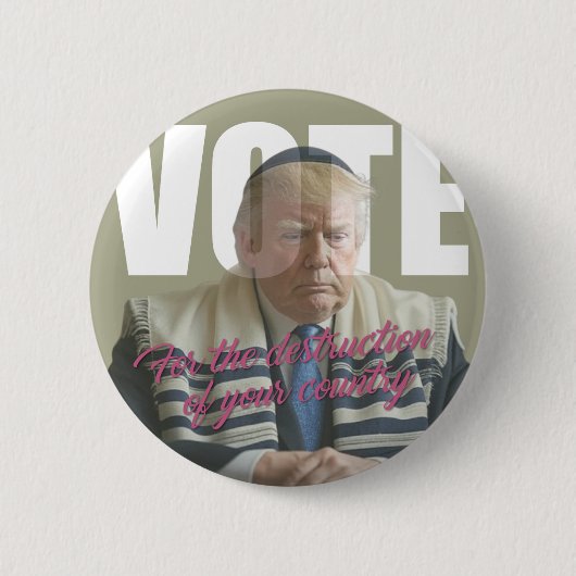 MV Metaverso VOTE Trump 缶バッジ (正面)