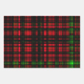 MVBクリスマスプレッドレッド&グリーン ラッピングペーパーシート (正面)