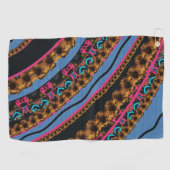 MVBテキスタイル抽象芸術クリエイティブ作品 ゴルフタオル (横)