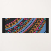 MVBテキスタイル抽象芸術クリエイティブ作品 ヨガマット (正面(横))