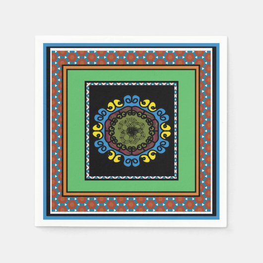 MVBメキシコプライド1デザイン スタンダードカクテルナプキン (正面)