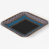 MVBメキシコモノグラム可能アクセント縁どデザイン1 ペーパープレート (傾斜あり)