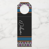 MVBメキシコモノグラム可能アクセント縁どデザイン1 ボトルネックタグ (正面)