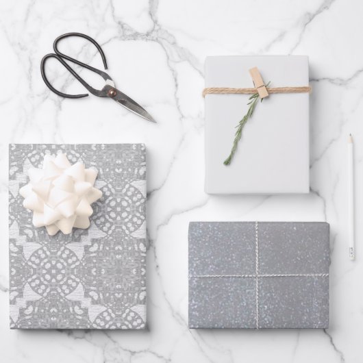 MVB ウェディング エレガンス デザイン セット 1 ラッピングペーパーシート (正面)