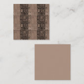 MVB セピア-フェイク ガラス-ラッピングペーパー ノートカード (正面/裏面)