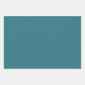 MVB Blue Teal- Faux Glass ラッピングペーパーシート (正面3)