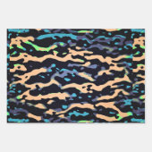 MVB Cameo Masculine Blue 2 Design ラッピングペーパーシート (正面)