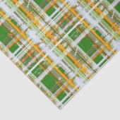 MVB Fall Plaid Green/Orange/Yellow Design 薄葉紙 (詳細)