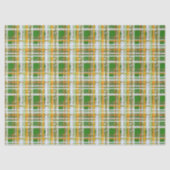 MVB Fall Plaid Green/Orange/Yellow Design 薄葉紙 (正面)