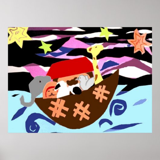 MVB Noah Ark Children's Poster ポスター (正面)