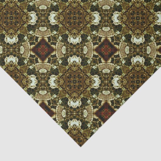 MVB Rich Bronze Gold Pattern Design 薄葉紙 (詳細)