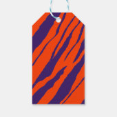 MVB Tiger Stripes Design- Orange & Purple ギフトタグ (裏面)