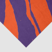 MVB Tiger Stripes Design- Orange & Purple 薄葉紙 (詳細)